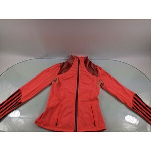 LULULEMON‎ forme jacket light flare inkwell stripe thumb holes zip pockets 6